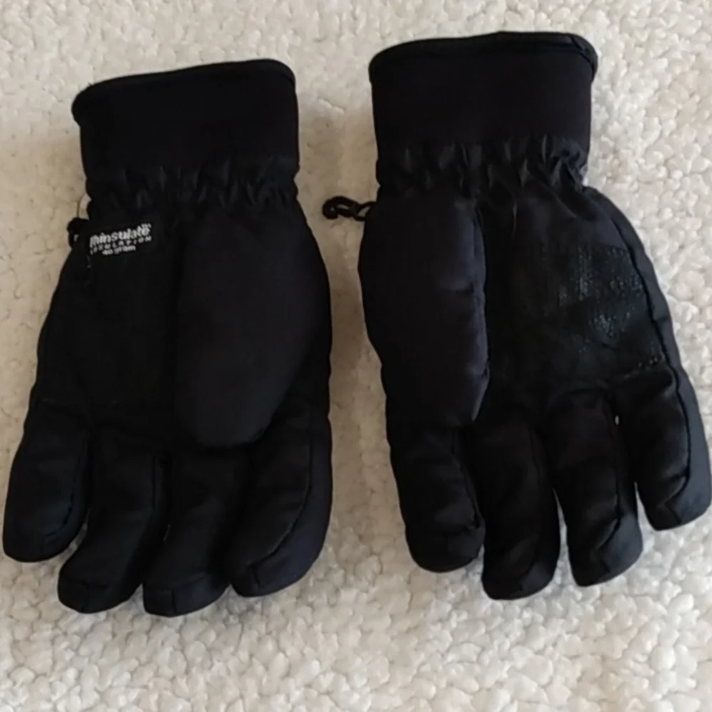 Tony Hawk Kids Winter Gloves –‎ Black/Grey – Size M/L